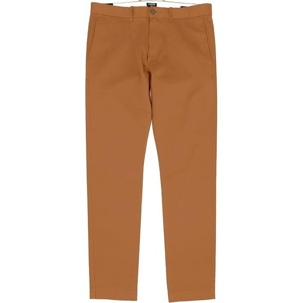 J Crew Mercantile‎ Flex Baywood Brown Khaki Straight Twill Pants Mens 31X30